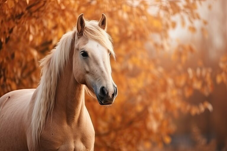 Pferd im Herbst