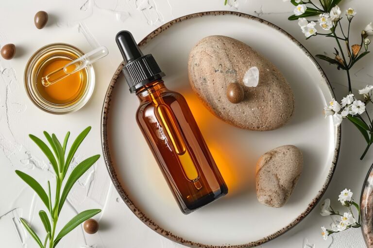 Apotheker Flasche schön dekoriert